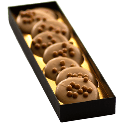 Schokoladentaler Salzkaramell