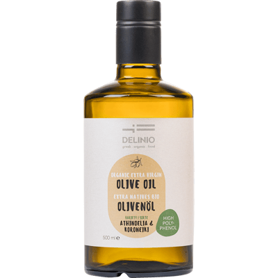 Premium organic olive oil high polyphenol, harvest 23/24