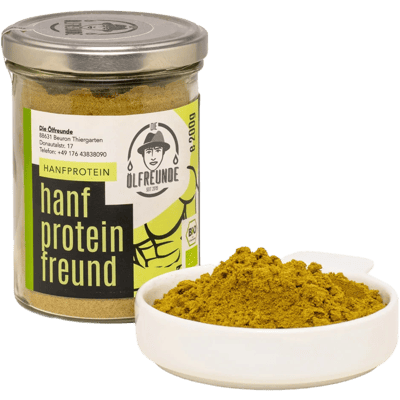 Organic hemp protein friend - protein powder made from organic hemp seeds