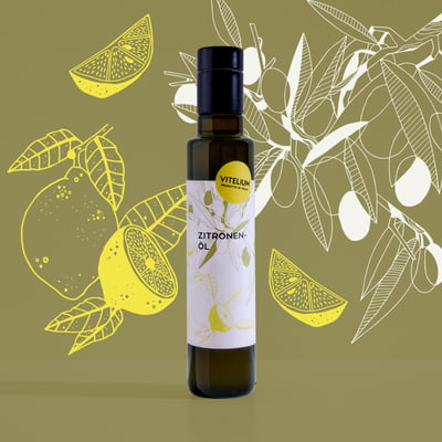 Vitelium Natives Olivenöl Extra - Zitrone