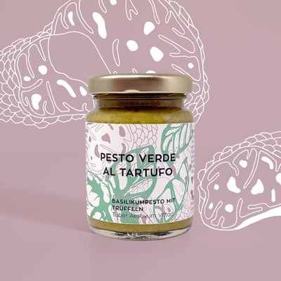 Vitelium Pesto Verde al Tartufo - Basilikumpesto mit Trüffel