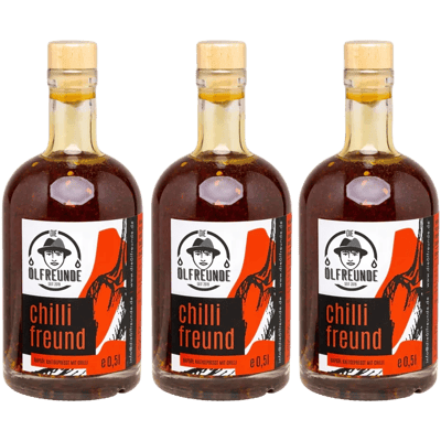 Chilifreund storage pack (3x rapeseed oil with chili)