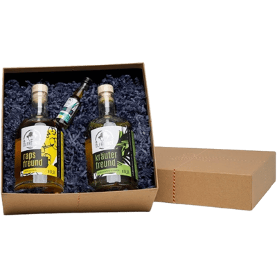 Duo gift box (1x garlic oil + 1x herbal oil + 1x hemp oil)
