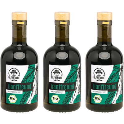 Organic hemp friend storage pack (3x organic hemp oil)