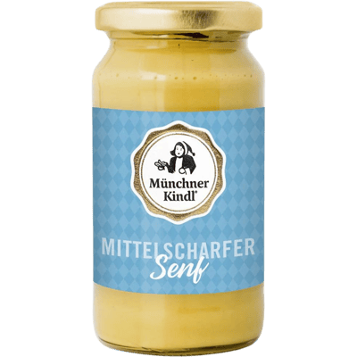 Münchner Kindl Bio Mittelscharfer Senf