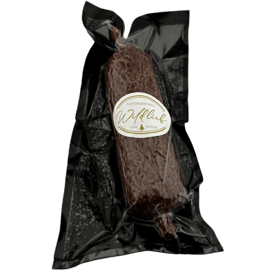 Wildlieb wild boar salami with horseradish - vacuum-packed