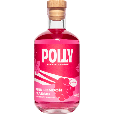 POLLY Pink London Classic - Alcohol-free pink gin alternative