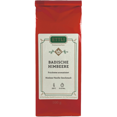 Flavored fruit tea "Baden raspberry" (Osterhasi)