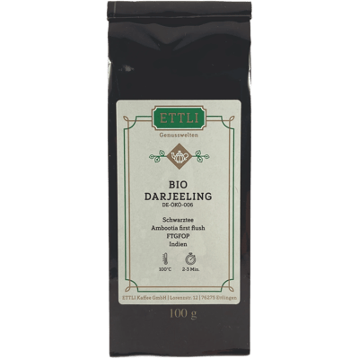 Organic black tea Darjeeling Ambootia First Flush FTGFOP - DE-ÖKO-006