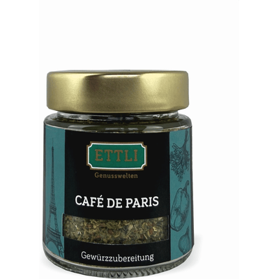 Café de Paris spice preparation in a screw-top jar