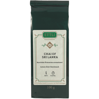 Herbal tea flavored Chai of Sri Lanka