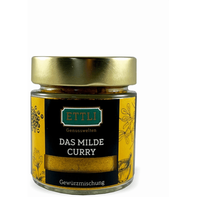 The MILDE curry in a screw-top jar - spice mix