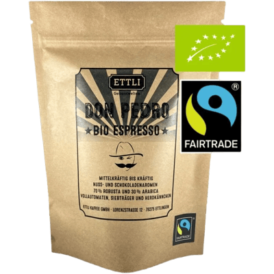 DON PEDRO Espresso Fairtrade Organic