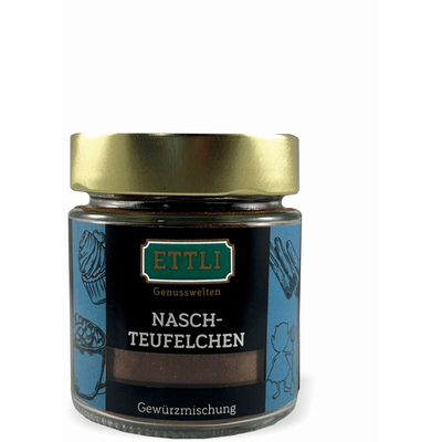 Nasch-Teufelchen in a screw-top jar - spice mix