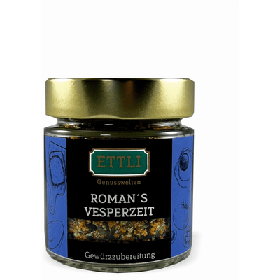 Roman's Vesperzeit in a screw-top jar - spice preparation