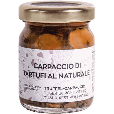 Vitelium Carpaccio di Tartufi al Naturale - eingelegte Trüffelscheiben