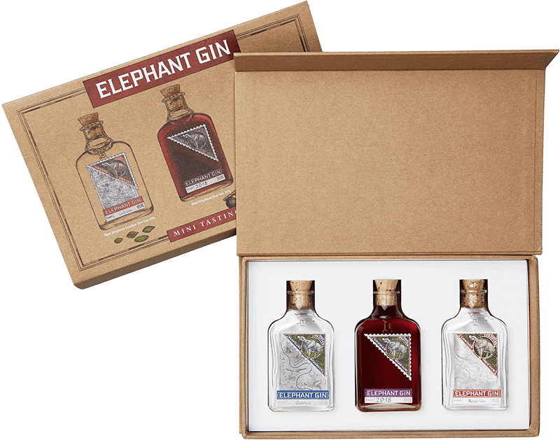 Buy Elephant Gin Mini Tasting Honest & Rare | Set