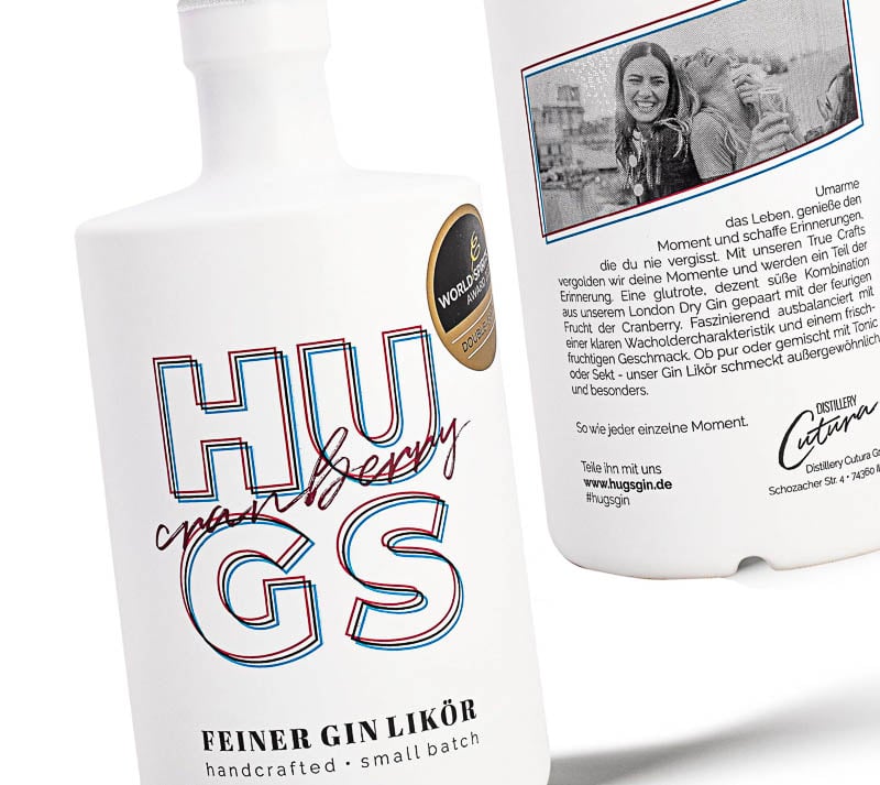HUGS Cranberry Gin Likör kaufen | Honest & Rare