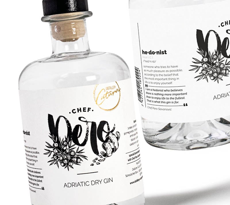 Buy Chef Pero Adriatic Dry Gin | Honest & Rare