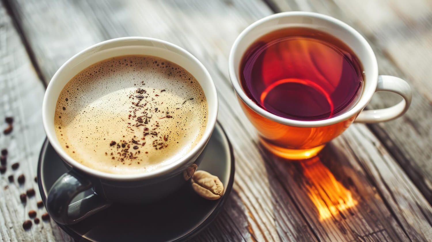 Tee oder Kaffee? Eine Weltkarte des Heißgetränke-Genusses