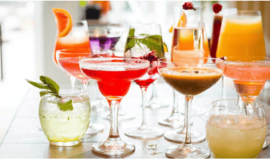 Kalorienarme Getränke mit Alkohol und alkoholfrei