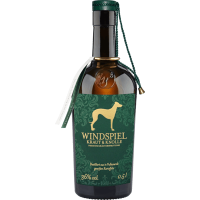 Windspiel Kraut und Knolle - Herbal liqueur