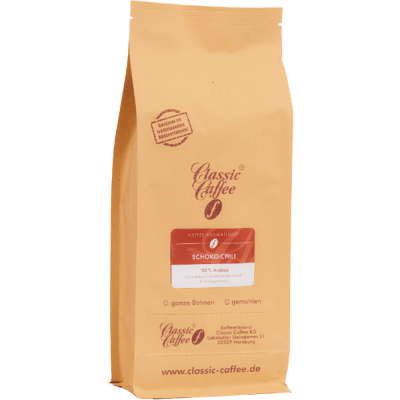 Aromatisierter Kaffee - Schoko-Chili