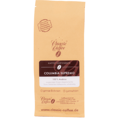 Columbia Supremo coffee