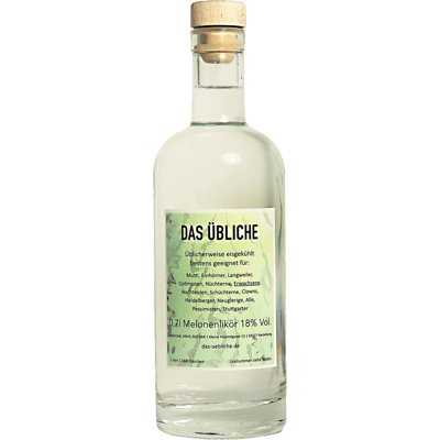 The usual - melon schnapps