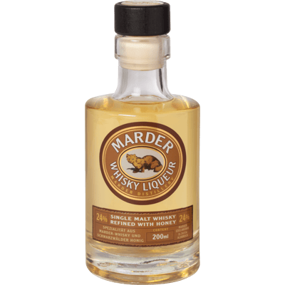 Marder Whisky Liqueur - Single Malt Whisky mit Waldhonig verfeinert, 200ml