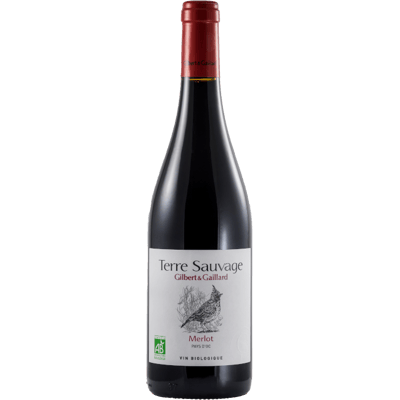 2020er Terre Sauvage Merlot Bio - Rotwein