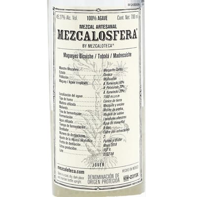 Mezcalosfera Ensamble Mezcal Magueys 2018