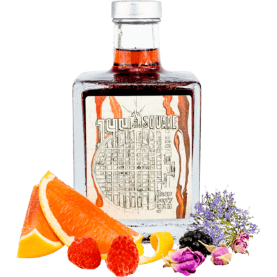 Upstairs Gin Liqueur Set - 144 Raspberry Square Gin Liqueur + 315 BilBerry Gin Liqueur