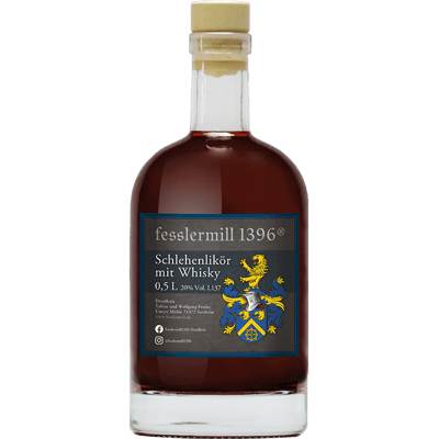Sloe liqueur with whisky
