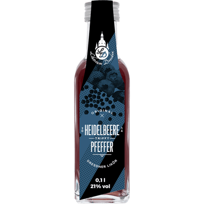 Likörium Original Dresdner Heidelbeere-Pfeffer Likör