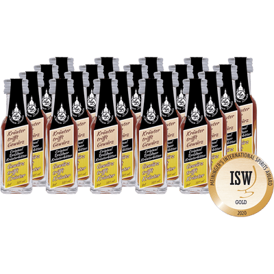 20x Likörium Original Dresdner Kräuterbitter a 0,02 l