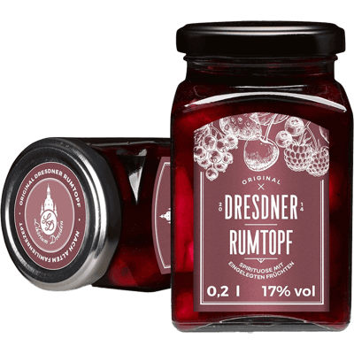Liqueur Original Dresden Rum Pot