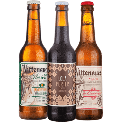 Alcohol-free 9 beer set (3x Coffee Porter + 3x WIT + 3x IPA non-alcoholic)
