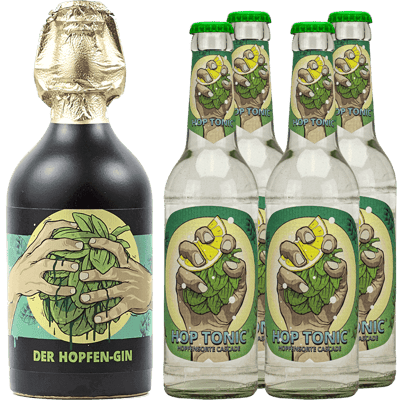 Hertl Gin & Tonic Set (1x Hopfen Gin + 4x Hop Tonic)