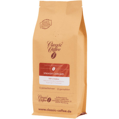 Aromatisierter Kaffee - Spanish Caramel — 500g