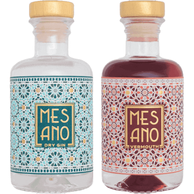 MESANO Martini Set (Mini Dry Gin + Mini Vermouth)