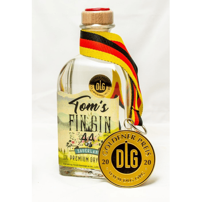 Tom's Fin Gin 44 - Premium Sauerland Dry Gin