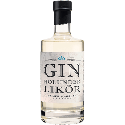 Gin elderberry liqueur