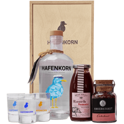 Hafenkorn Grillset mit Ankerkraut BBQ Gewürz & Senf Pauli Sauce