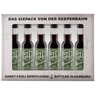 Hansekraut Lütten - Kräuterlikör Sixpack im Geschenkkarton 6x 4cl