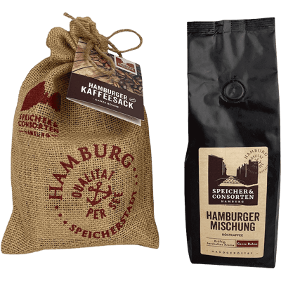 Roasted coffee "Hamburger Mischung" - whole bean