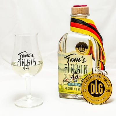 Tom´s Fin Gin 44 - Premium Sauerland Dry Gin