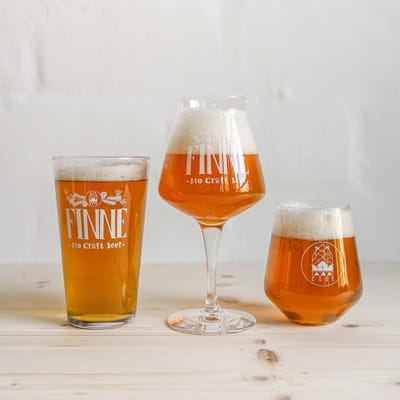 Finne glasses mix (2x sensory glasses + 2x beer mugs + 2x "Harmony" beer mugs)