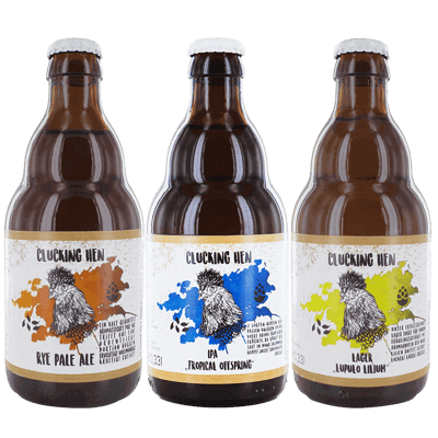 Craft Beer Tasting Set Mix (2x Lager + 2x Rye Pale Ale + 2x IPA)