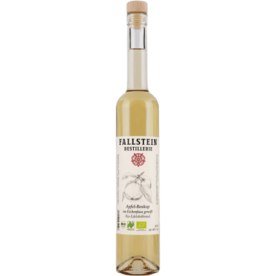 Apple brandy in oak barrels